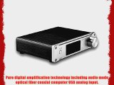 SMSL Q5 50WPC Optical Coaxial USB Digital Amplifier with Remote Control silver