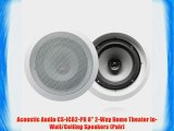 Acoustic Audio CS-IC82-PR 300 Watt 8 2-Way Home Theater In-Wall/Ceiling Speakers (Pair)