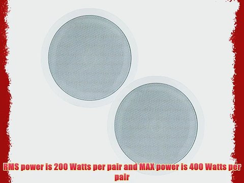 Blue Octave Home LC52 Round In-Ceiling Speakers (White)