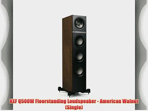 KEF Q500W Floorstanding Loudspeaker - American Walnut (Single)