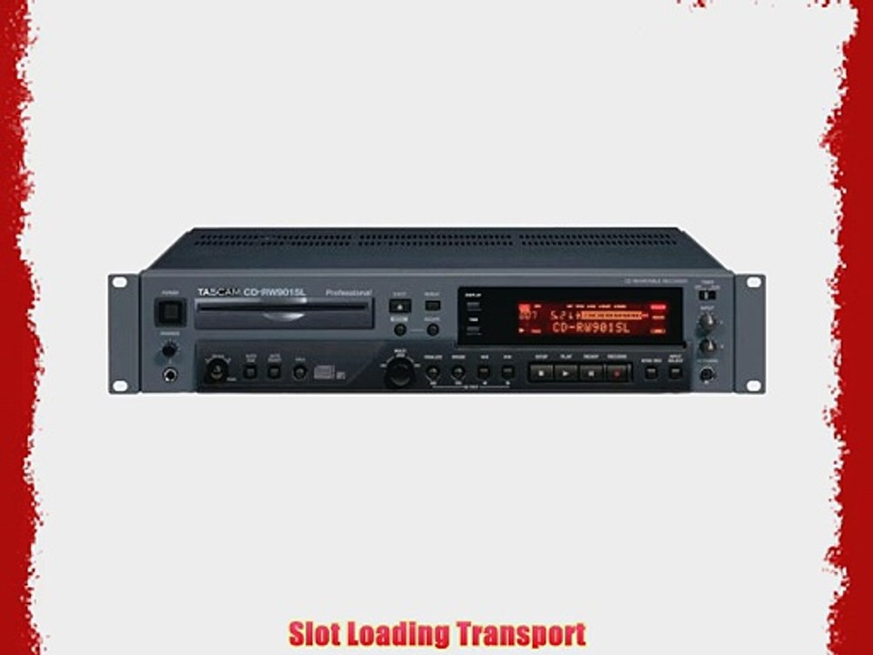 TASCAM CD-RW901SL Slot-loading Professional CD Recorder