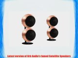 Orb Audio Mod2X QuickPack - Satellite Speakers and Desk Stand Hand Antiqued Copper