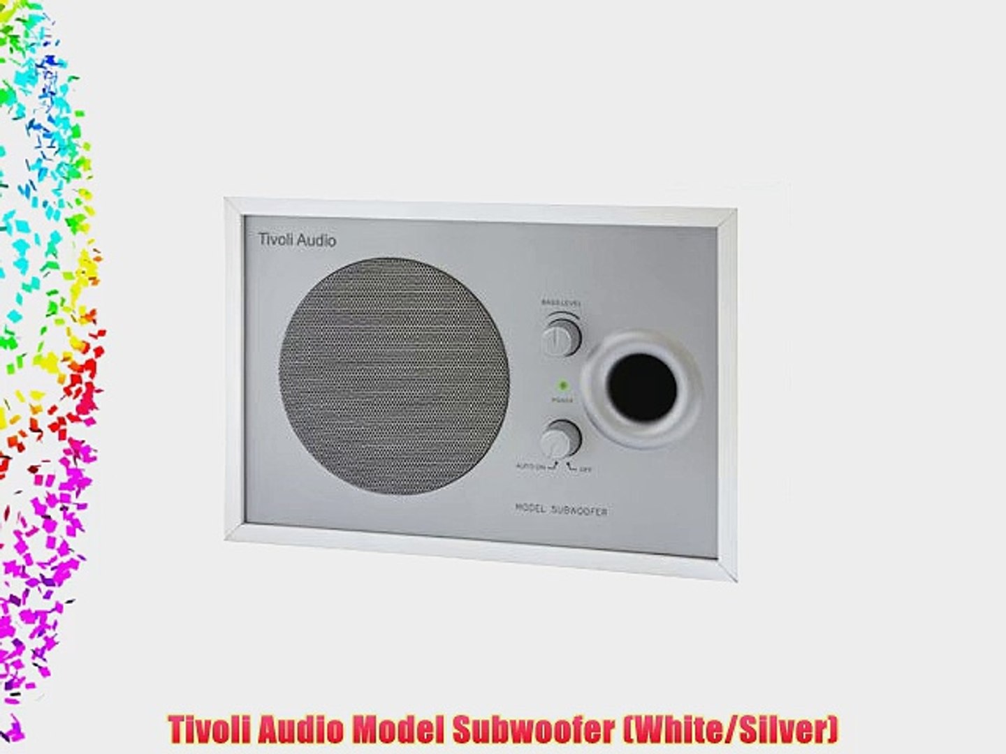Tivoli Audio Model Subwoofer (White/Silver) - video Dailymotion