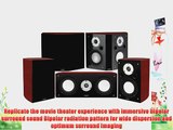 Fluance 5.0 XL Surround Sound System with XLBP Bipolar Speakers XL7S Bookshelf Speakers and