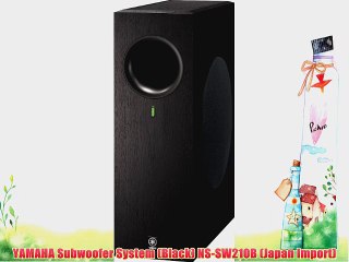 YAMAHA Subwoofer System (Black) NS-SW210B (Japan Import)