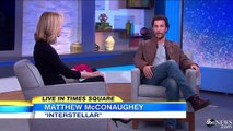 Matthew McConaughey Talks 'Interstellar'