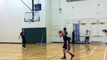 Klay Thompson shooting after practice