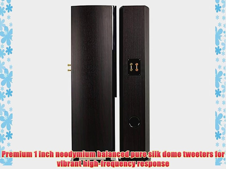 Fluance 5.0 Bipolar Surround Sound XL System includes a pair of XL7F-DW Loudspeakers 1 XL7C-DW