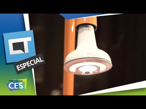 Lâmpadas inteligentes amplificam sinal WiFi, têm som e câmera embutidas [Hands-on | CES 2015]