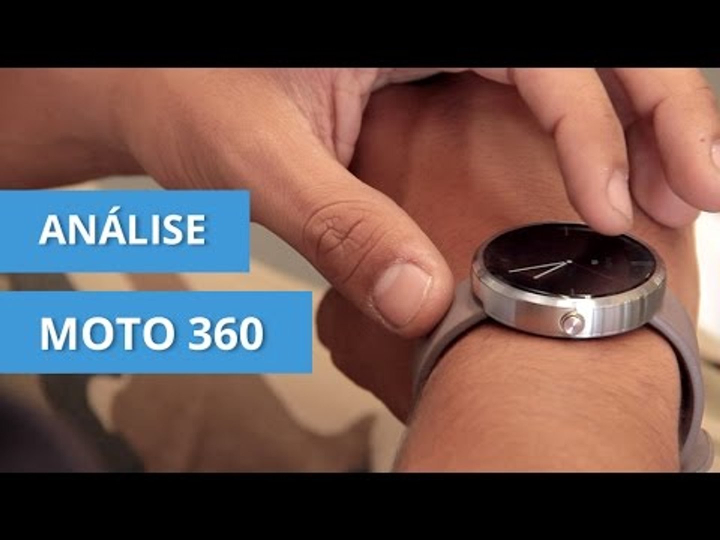 Moto 360, o bonito relógio da Motorola que está chegando ao Brasil