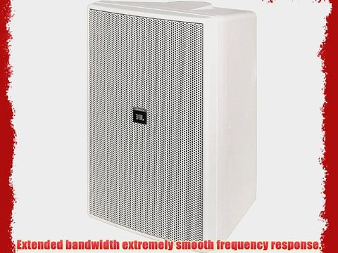 JBL Control 30-WH Speaker 3 Way Indoor Outdoor 10 Inch Woofer High Fidelity High Output System-