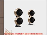 Orb Audio Mod2X QuickPack - Satellite Speakers and Desk Stand Hand Antiqued Bronze