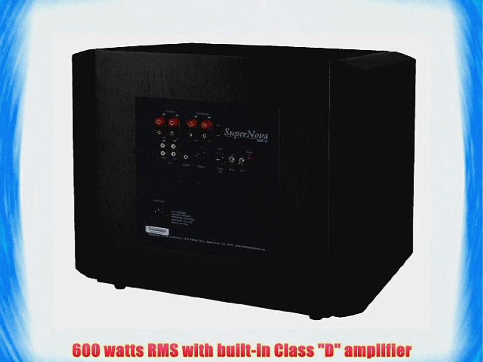 Earthquake Sound Supernova MKV-12 12-inch Powered Subwoofer (Piano Black Single)