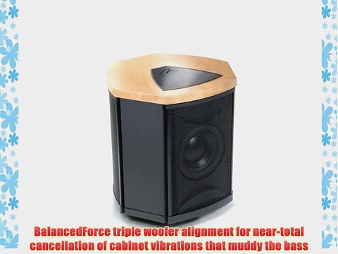 MartinLogan Depth i High-Performance Triple 8-Inch Servo-Control Subwoofer (Single Maple)