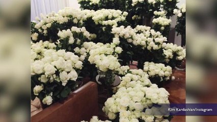 Kanye West fills Kim Kardashian's room with roses for Mother's Day