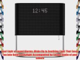 Ivation GLOW All-in-One Bedside Lamp w/Alarm Clock Bluetooth Audio FM Radio Aux Line In Dual