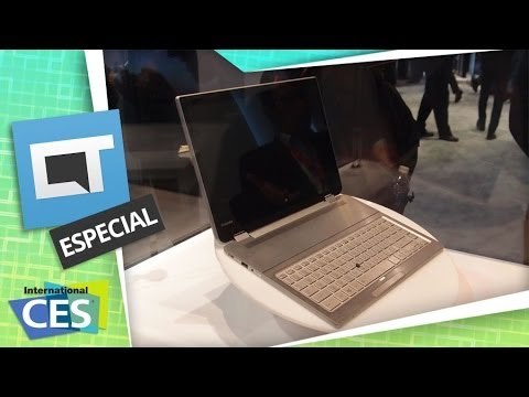 Toshiba revela o conceito de laptop/tablet Transformer 5 em 1 [Hands-on | CES 2014]