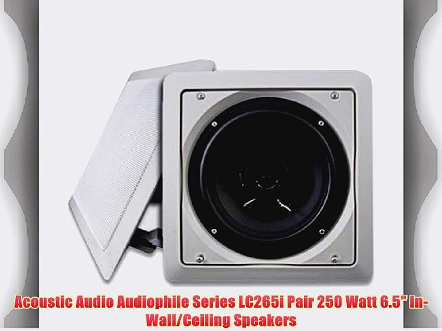 Acoustic Audio Lc265i 2pkg 2 250 Watt 6 5 In Wall Ceiling