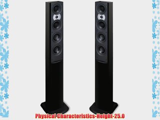 Atlantic Technology FS-3200LR-P-GLB Front Channel Speakers (Pair Gloss Black)