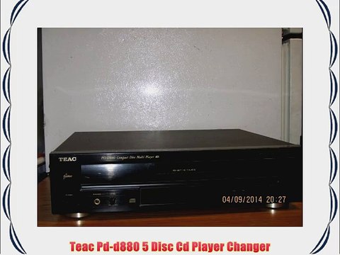 Teac Pd-d880 5 Disc Cd Player Changer