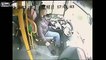 Водитель автобуса чудом избежал гибели-смотреть приколы про