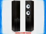 Monitor Audio MR4 Floorstanding Speaker Pair (Black Oak Vinyl Wrap)