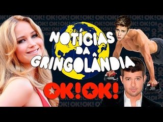 Justin Bieber só na flexão, Jennifer Lawrence exausta e Robin Thicke quer matar a Miley!