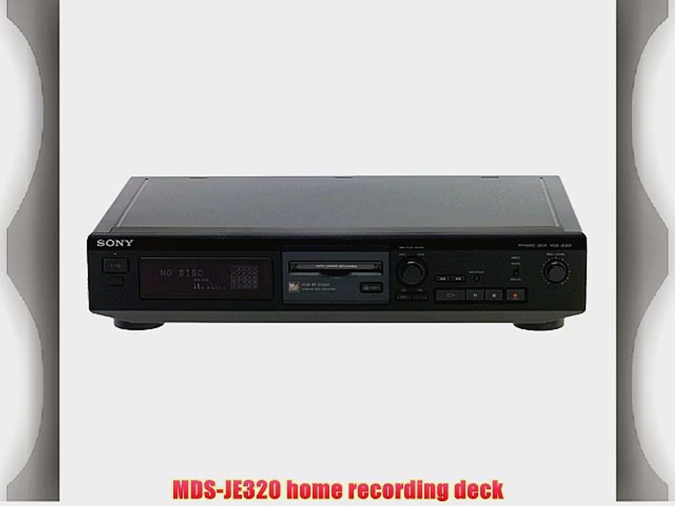 Sony Bundle5 MiniDisc Home Recorder with Portable Player