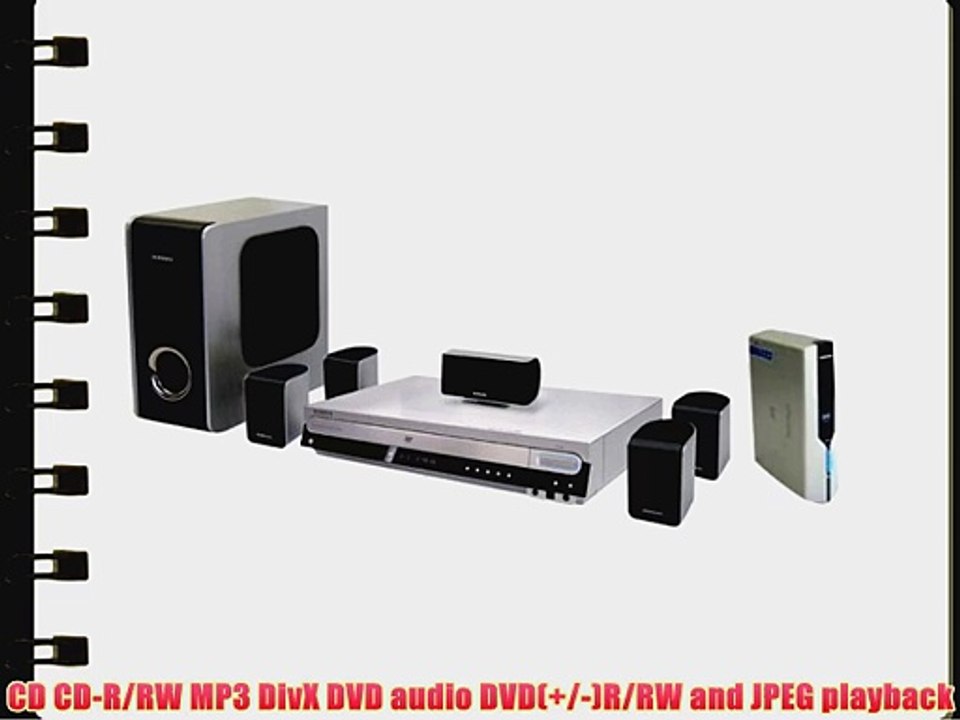 Samsung HT-WP38 DVD Home Theater System with USB Plug-and-play and Wireless Rear Channel