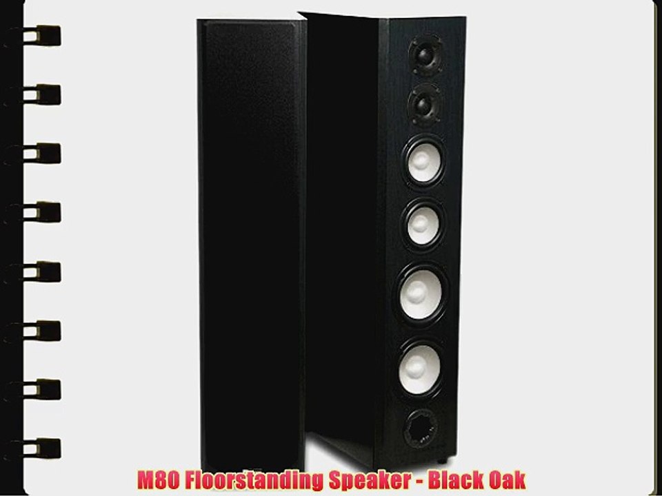 M80 Floorstanding Speaker - Black Oak