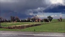 Rainbow with Tornado and After Dark Tornadoes in Kansas