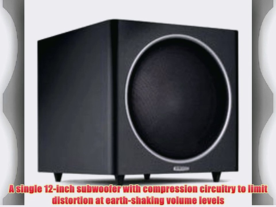 Polk Audio PSW125 12-Inch Powered Subwoofer (Single Black)