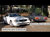 Garagem do Bellote TV: Mercedes-Benz 500 SL (R107) vs Mercedes-Benz SL 500 (R129)