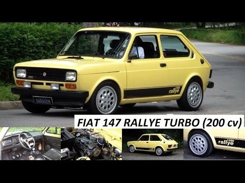 Garagem do Bellote TV: Fiat 147 Rallye Turbo (freios a disco, embreagem de cerâmica, e 200 cv)