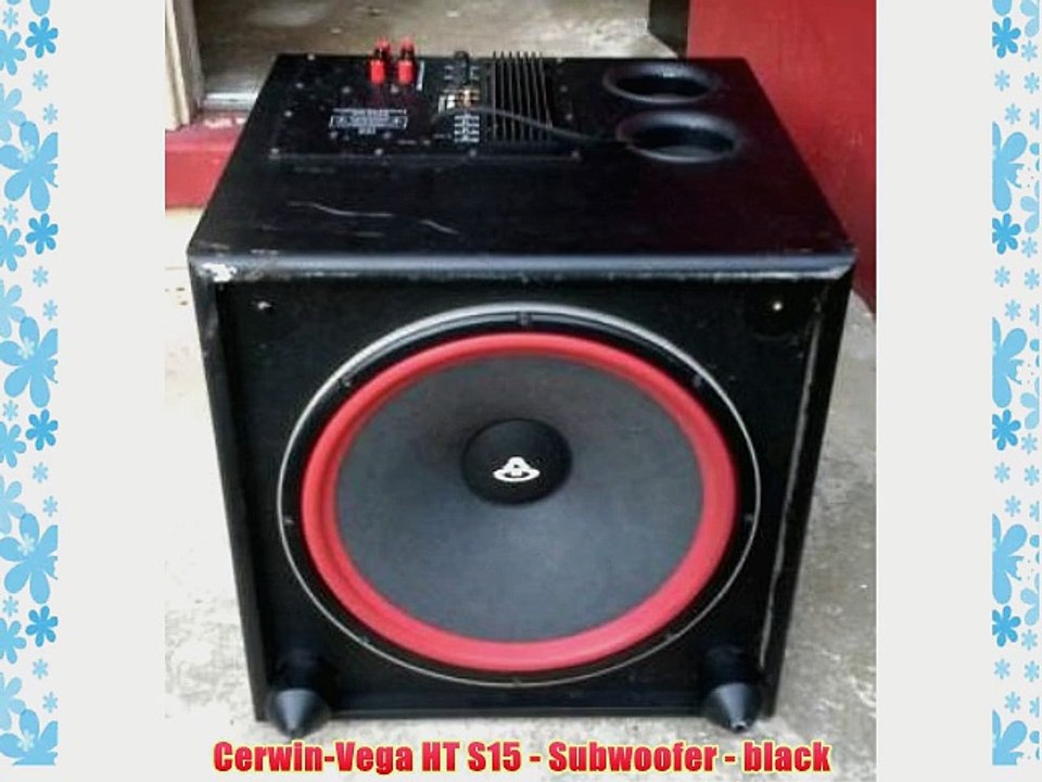 cerwin vega woofer