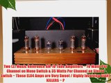 Two (2) Music Reference RM-10 Tube Amplifiers ~ 70 Watts Per Channel on Mono Switch