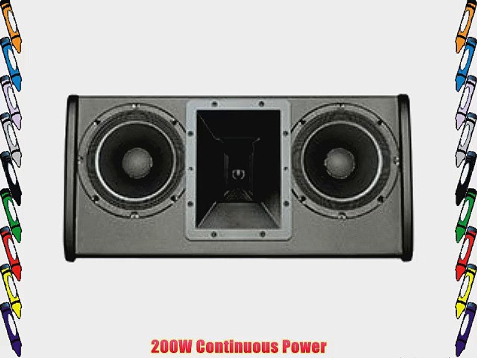 Electro-Voice FRi-2082-BLK Dual 8 2-Way Low Profile Fixed Install