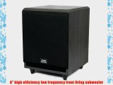 Theater Solutions SUB8F Front Firing Powered Subwoofer (Black)