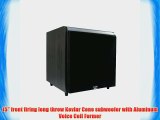 Acoustic Audio HD-SUB15-BLACK 15-Inch HD Series Front Firing Subwoofer (Black)