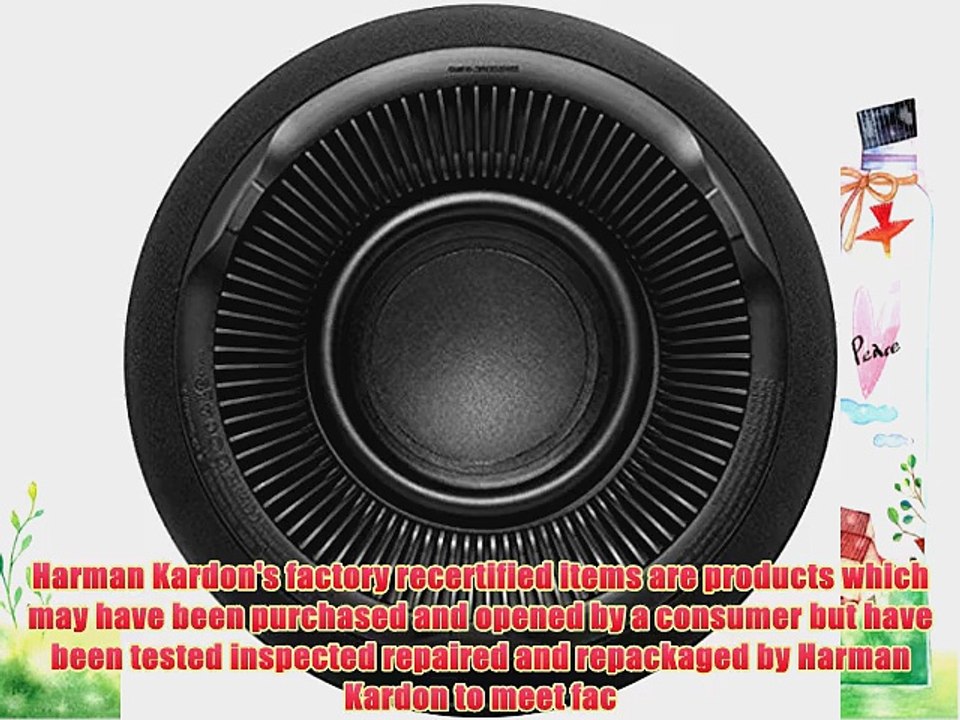 Harman Kardon Aura Black Wireless Stereo Speaker System (Recertified)