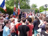 commémoration du 8 mai conjointe entre l'école Sainte-Jeanne D'arc et Jules Ferry à Chaufour 2