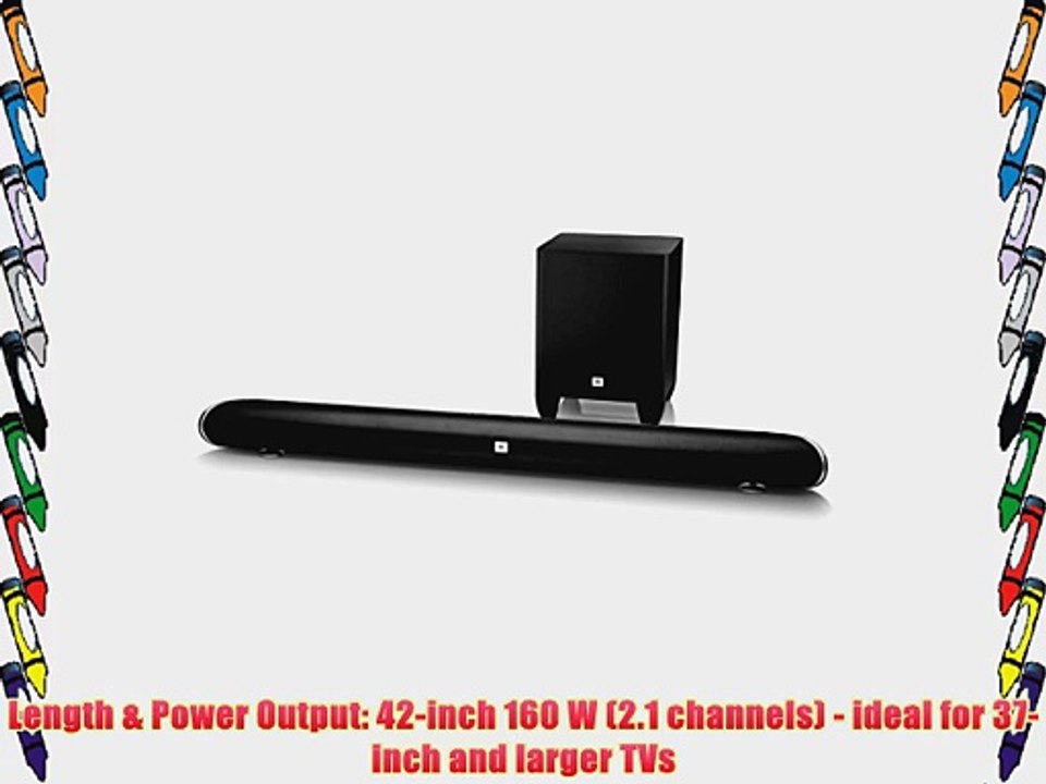 JBL Cinema SB350 Home Cinema 2.1 Soundbar with Wireless Subwoofer