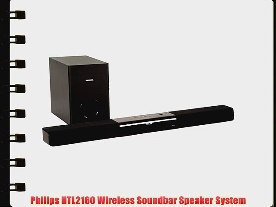 Philips HTL2160 Wireless Soundbar Speaker System