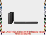 Sony HT-CT370 2.1 Channel 300W Sound Bar with Wireless Subwoofer Bluetooth and NFC