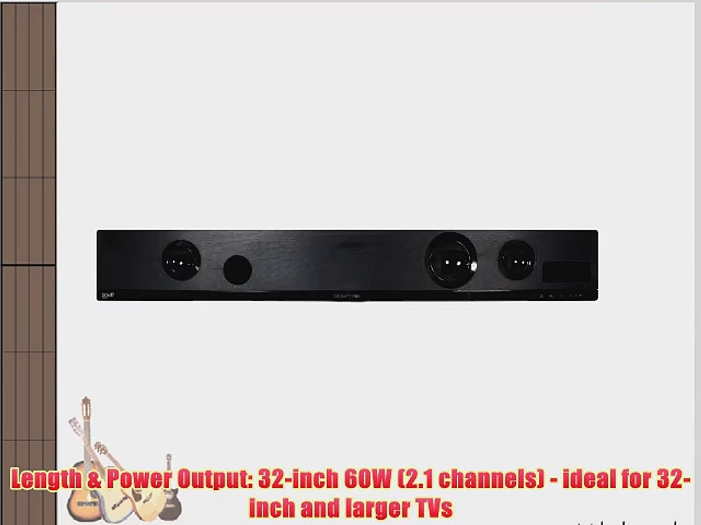SCEPTRE SB301523 2.1-Channel Sound Bar with Built-In Subwoofer - video  Dailymotion