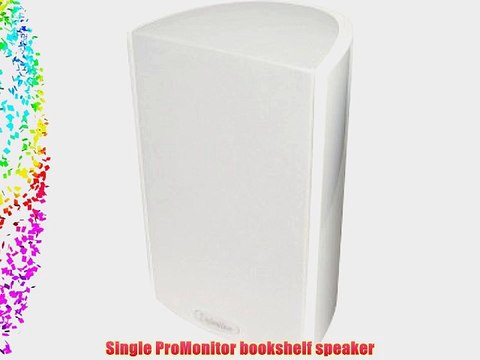 Definitive Technology ProMonitor 800 Bookshelf Speaker (Single White)