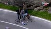 La chute de Domenico Pozzovivo lors du Giro d'Italia 2015