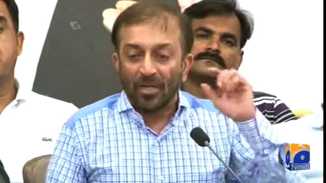 MQM seeks resignation from Sindh Governor-Geo Reports-11 May 2015