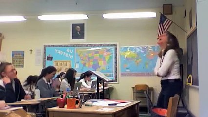 Flash Mob Prank in History Class