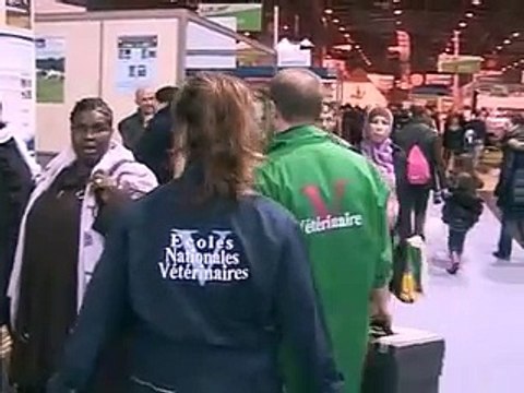 Les étudiants vétérinaires au salon de l'agriculture 2011